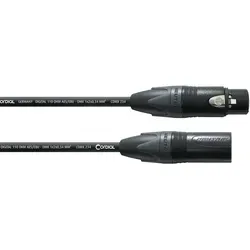 CORDIAL DMX Kabel 3 Punkte 20 m - Neutrik Stecker - Mikrofonkabel mit 20 m Länge, ausgestattet mit hochwertigen Neutrik-Steckern für optimale Signalübertragung und Langlebigkeit.