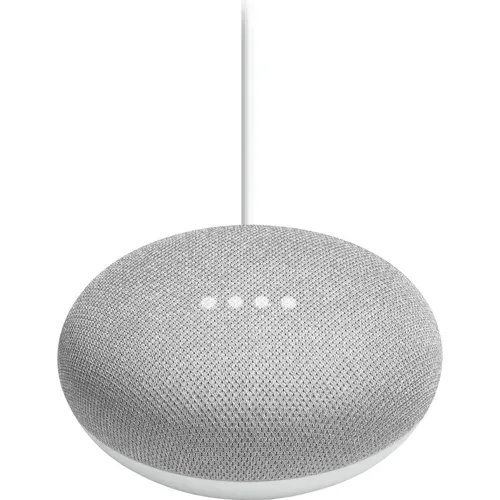 Google Home Mini - Smart Speaker mit Google Assistant - Multimedia, Audio, Smart Speaker - Kompakter Lautsprecher mit Google Assistant für Sprachsteuerung und intelligente Home-Automation.