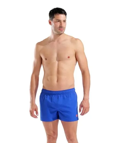 ARENA Herren Fundamentals R Beach X-Shorts - Stylische Herren Beach Shorts aus recyceltem Material für hohen Tragekomfort. Ideal zum Schwimmen und für Freizeitaktivitäten am Strand. Schnelltrocknend und mit praktischen Taschen ausgestattet, perfekt für unvergessliche Tage am Wasser.
