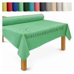 DecoHomeTextil Tischdecke Rolle Vliesstoff wasserabweisend 110 cm x 2500 cm - Hochwertige Vliesstoff-Tischdecke in Salbeigrün, wasserabweisend und ideal für dekorative Tischgestaltungen. Perfekt für jeden Anlass!