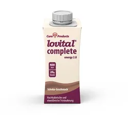 LOVITAL complete 2.0 HP Trinknahrung Schoko 24X200 ML - Flüssige Trinknahrung mit Schokoladengeschmack, ideal zur Unterstützung der Ernährung bei erhöhtem Bedarf, PZN: 17161581.