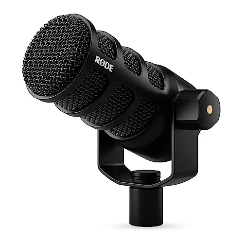 RØDE PodMic - Vielseitiges Sprechermikrofon für Podcasts & Streaming - Mikrofone - Dynamisches Mikrofon mit XLR- und USB-C-Anschluss, ideal für vielseitige Anwendungen wie Podcasts und Musikproduktion.