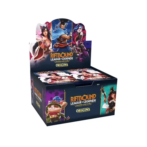 Riftbound: League of Legends TCG - Origins Display (24 Booster) EN VORBESTELLUNG - TCG OVP Displays, 24 Booster für spannende Spielerlebnisse im Riftbound Universum, jetzt vorbestellen!