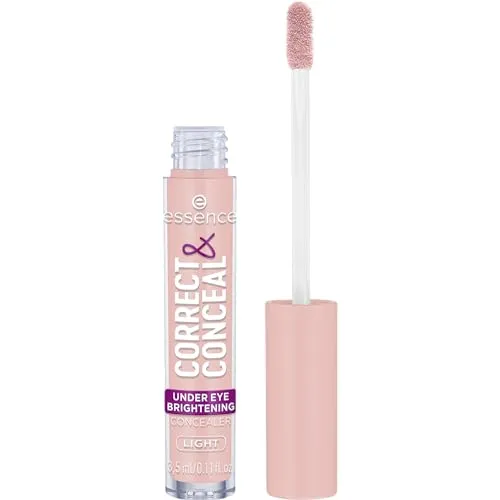 essence CORRECT & CONCEAL Concealer 4 ml Nr. 10 - Light - Helle, aufhellende Concealer für frische Augenblicke. Mit Aloe vera für sanfte Pflege. Ideal für ein makelloses Makeup und einfache Anwendung.