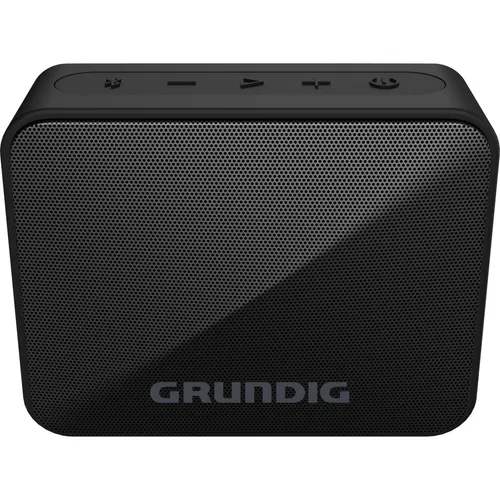 GRUNDIG Solo+ Lautsprecher, Schwarz, Wasserfest - Audio-Docks & Mini-Lautsprecher, IP X5 wasserfest und ideal für den Outdoor-Einsatz, kompatibel mit Smartgeräten.