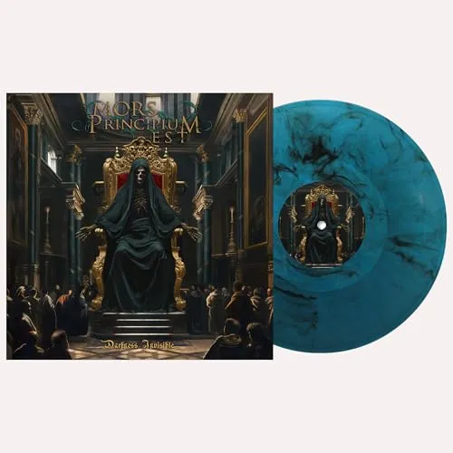 Mors Principium Est - Darkness Invisible (Vinyl) - Schallplatte: 12" Album in Venator turquoise coloured Vinyl, presale für Metal-Fans, Erscheinungsdatum 26.09.2025.
