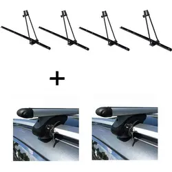 Fahrradträger Set für Dacia Duster 08-13 – 4x ORION + Relingträger VDP L120 - Fahrradträger Set für Dacia Duster 08-13, inkl. 4x ORION Träger und VDP L120 Relingträger. Ideal für den Transport von bis zu 4 Fahrrädern, einfach zu montieren und passend für alle Fahrradtypen.