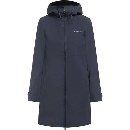 Didriksons Damen Bea Parka 6 Jacke, Dark Night Blue, Größe 38 - Funktionsjacke für Damen, wasser- und winddicht mit atmungsaktivem Material – ideal für Outdoor-Aktivitäten bei jedem Wetter.