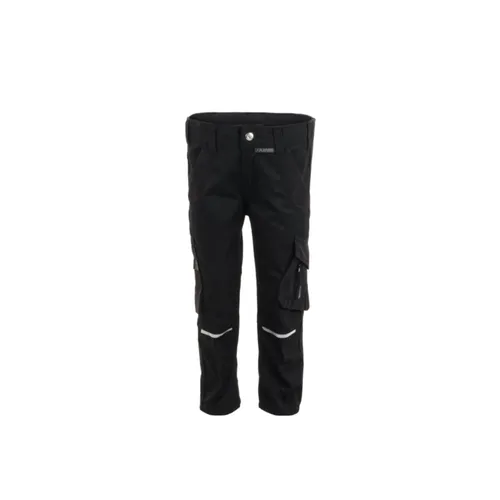 Planam Norit Kids Bundhose schwarz/schwarz Gr. 98/104 - Hosen für Kinder, strapazierfähig und ideal für aktive Abenteuer im Freien