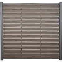T&J BPC-Steckzaun Hörvig 180 cm x 180 cm Schokobraun-Anthrazit - Gestalten Sie Ihren Außenbereich mit dem BPC-Steckzaunsystem Hörvig. Einfach im Aufbau, bietet es flexible Möglichkeiten zur Abgrenzung und Sichtschutz. Perfekt für individuelle Gestaltung Ihres Gartens.