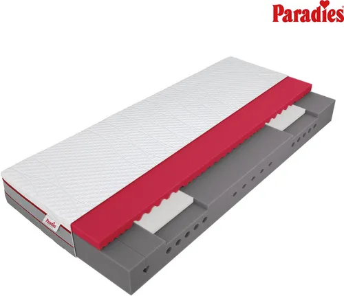 Kaltschaummatratze PARADIES Perfekta KS – 90x200 cm, 140x200 cm & mehr - Die Paradies Perfekta KS Matratze bietet ergonomischen Schlafkomfort mit 7-Zonen-Kaltschaumkern und integriertem Memoryschaum für optimale Druckentlastung. Der atmungsaktive Bezug ist waschbar und ideal für hygienebewusste Schläfer.