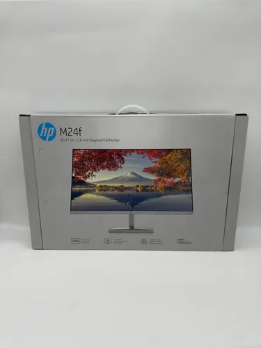 HP M24F FHD Monitor – 24 Zoll IPS Bildschirm - Vielseitiger 24 Zoll IPS Monitor mit 75 Hz Bildwiederholrate und Adaptive-Sync. Ideal für gelegentliche Computerarbeiten und bietet eine brillante Bildqualität.