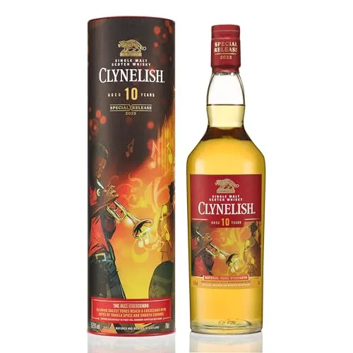 Clynelish 10 Jahre - Special Releases 2023 | Limitierte Edition - Whisky, limitierte Edition mit 57.5% vol, einzigartiger Geschmack von Karamell und Vanille, ideal für gesellige Anlässe und besondere Geschenke.