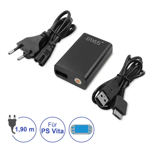 EAXUS®️ Netzteil PlayStation PS Vita USB Ladekabel Ladegerät ⚡ 1,9 m Kabel NEU