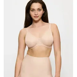Triumph Damen Bügel-BH Urban Minimizer W X, Beige (Nude Beige 00nz), Gr. 75D - Funktionsunterwäsche, ideal für größere Körbchengrößen, minimiert die Brust um eine Körbchengröße und bietet dank der patentierten Komfort-Bügel von Triumph ausgezeichneten Komfort und Halt.