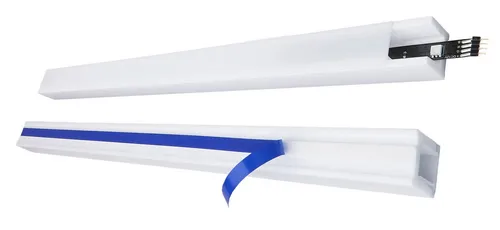Decosa Lichtleiste Kira, selbstklebend - 2m für kreative Raumgestaltung - Stuckleisten für indirekte Beleuchtung, selbstklebend und einfach zu montieren. Verleihen Sie Ihrem Raum mit flexiblen Lichtleisten eine individuelle Atmosphäre.