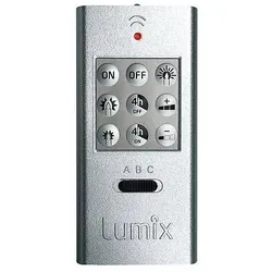 Lumix Fernbedienung 74878 für Baumspitzen - IR-Fernbedienung mit dimmbaren Funktionen und Timer für Lumix Baumspitzen und Glaskugel. Praktische Reichweite von 10m, ideal für stimmungsvolle Weihnachtsdekoration.