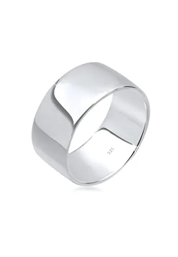 Elli Ring Damen Stacking Basic Breit in 925 Sterling Silber - Ringe für Damen, handgefertigt aus hochwertigem 925 Sterling Silber, anlaufgeschützt und ideal für stilbewusste Frauen. Perfekt als Geschenk für besondere Anlässe.