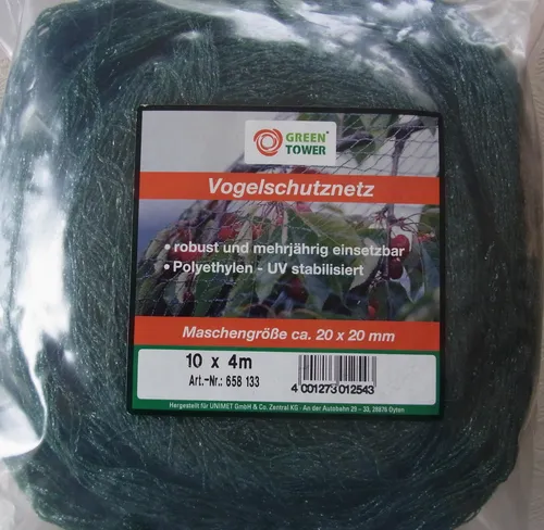 Vogelschutznetz Teichnetz Obstbaumnetz Schutznetz sehr stark 10X4 m