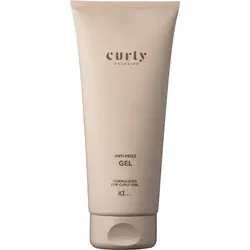 ID Hair Curly XCLUSIVE Anti-Frizz Curl Gel 200 ml - Haarstyling-Produkt für definierte Locken, bietet Hitzeschutz bis 230°C und verhindert Frizz. Mit feuchtigkeitsspendendem Panthenol und pflanzlichen Polymeren für geschmeidige Locken.