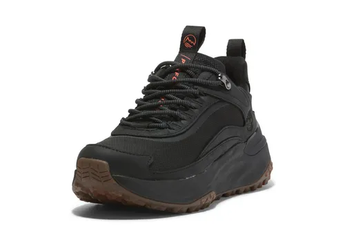 Timberland Womens Low Lace UP Waterproof Sneaker - Schwarz, Größe 5.5 Wide Fit - Freizeitschuhe & Sneaker für Damen, wasserdicht und umweltfreundlich mit 100 % recyceltem PET für Komfort und Stil im Alltag.