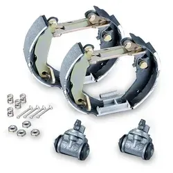 MAPCO Bremsen Set Bremsbackensatz Trommelbremse Hinten 8840/1 - Bremsenkomplettsätze mit einfacher Installation und komplettem Zubehör. Ideal für zuverlässige Bremsleistung hinten, kompatibel mit LUCAS Bremssystem.