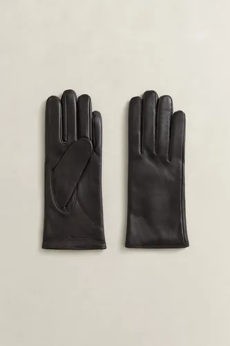 Gant CASHMERE LINED LEATHER GLOVES – Elegante Lederhandschuhe für Herren - Hochwertige Lederhandschuhe mit Kaschmir-Futter für warme Hände im Winter. Pflegeleicht und ideal für lässige Freizeit-Looks. Perfekt für stilvolle Auftritte.