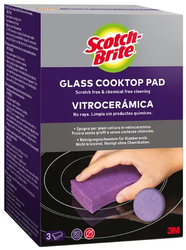 Scotch-Brite Schwamm 8 x 8 x 12 cm Violett - 3 Stück - Hochwertige Scotch-Brite Schwämme in Violett, ideal für die sanfte Reinigung von Oberflächen. Praktische 3er-Packung für den täglichen Einsatz in Küche und Haushalt.