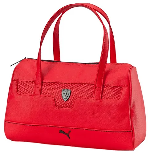 Puma Ferrari Exklusive Rote Frauen Stadt Handtasche - Stylische Handtasche von Puma Ferrari aus hochwertigem Kunstleder. Mit wasserdichtem Material und praktischen Fächern ist sie ideal für den täglichen Gebrauch. Maße: 32 cm x 23 cm.
