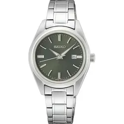Seiko Damen Analog Quarz Uhr SUR533P1 mit Edelstahl Armband - Armbanduhren für Damen mit robustem Edelstahlgehäuse, kratzfestem Saphirglas und bis zu 10 BAR wasserdicht – ideal für stilbewusste Frauen.