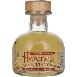 Herencia de Plata AÑEJO Tequila 100% Puro de Agave 38% Vol. 0,05l