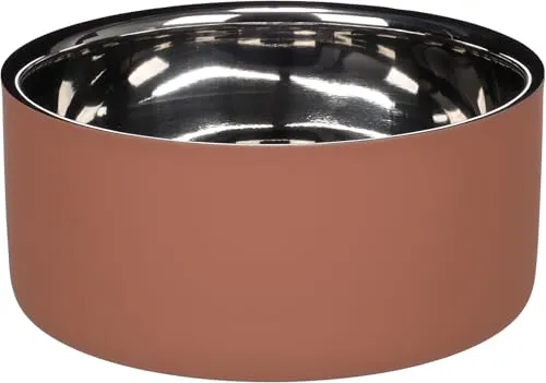 Flamingo Hundenapf Xara - Edelstahl 1,2L Ø17cm - Doppelwandig & Rutschfest - Eleganter Hundenapf aus Edelstahl mit doppelwandiger Konstruktion für längere Frische. Rutschfester Boden sorgt für Stabilität, ideal für große Hunde. Spülmaschinenfest und leicht zu reinigen – perfekt für den täglichen Einsatz!
