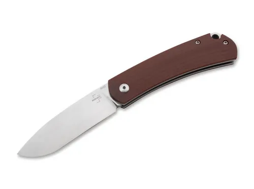 BÖKER PLUS Boston Slipjoint - modernes D2 Stahl Taschenmesser, elegantes EDC für Alltag und Outdoor-Aktivitäten mit lebenslanger Garantie