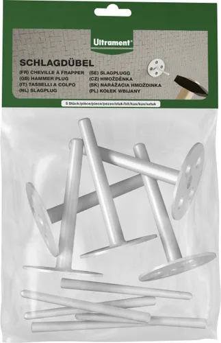 Ultrament Schlagdübel 5 Stück  Dübel