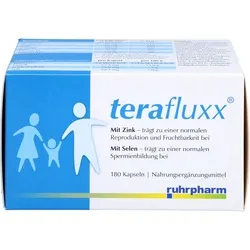 Terafluxx 180 ST - Hochwertiges Nahrungsergänzungsmittel - Arzneimittel zur Unterstützung des Stoffwechsels mit L-Carnitin, Coenzym Q10 und Vitaminen. Ideal für aktive Lebensstile und zur Förderung der Energieproduktion.