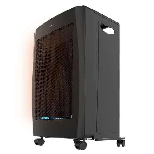 Cecotec Gasheizung ReadyWarm 4200 BlueFlame - Elektroheizkörper mit 4,2 kW Leistung, faltbar und umweltfreundlich. Schnelle Raumwärme mit Blaue Flamme und dreifachem Sicherheitssystem für sorgenfreies Heizen.