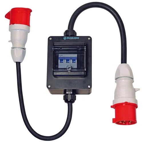 Walther Werke CEE Adapter-Leitung UniBox 64Z1120MI - Praktische CEE Adapter-Leitung für sichere Stromversorgung, 1,5 m lang, IP44 Schutzart, ideal für mobile Anwendungen und Baustellen.