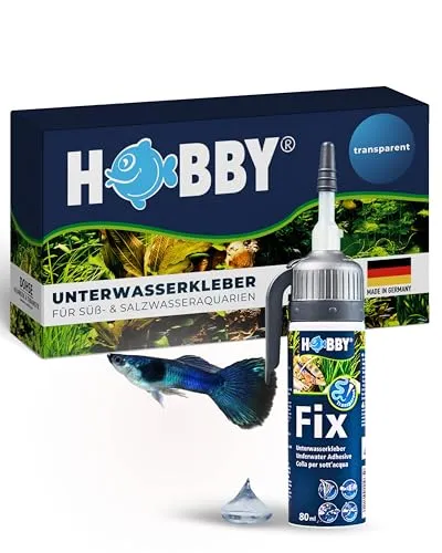 Hobby Fix Unterwasserkleber 80 ml - Ideal für Salzwasser-Anwendungen, dieser transparente Unterwasserkleber bietet starke Haftung für Ihre Projekte im Wasser.
