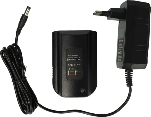 vhbw Ladegerät kompatibel mit Dewalt DCR020, DCR027, DCP580N-XJ, DCS331, DCR006, DCR011, DCR011-XJ, DCR017, DCP580NT-XJ Werkzeug Li-Ion-Akkus, 14,4 V