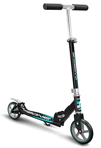 Technical Scooter SKIDS Control - 145MM Carbone - Verstellbarer und faltbarer Roller mit doppelter Federung für hohen Komfort. Die 145 mm PU-Räder und das sichere Klappsystem garantieren eine einfache Handhabung. Ideal für den täglichen Einsatz.