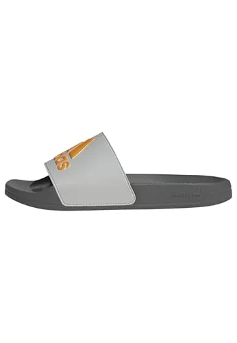 adidas Unisex Adilette Shower Slides, Grey Two/Crew Orange/Grey Four, 48.5 EU