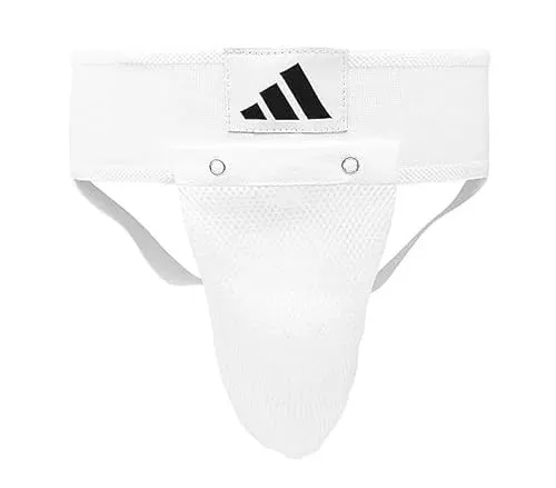 adidas Performance Schutzhose Cup Supporters weiß M - Sportschutz für Kampfsport, mit climacool® Technologie für optimale Belüftung und Tragekomfort, verstellbares Elastikband für perfekten Sitz.