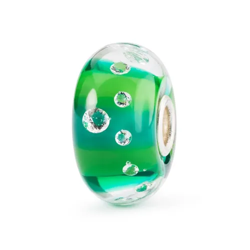 Trollbeads Lebendige Zukunft Bead TGLBE-00225 - Charm für Damen - Elegantes Charm aus 925er Silber, ideal zur individuellen Gestaltung Ihrer Schmuckstücke. Verleihen Sie Ihrem Look eine persönliche Note!