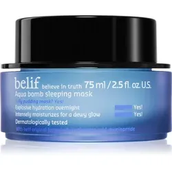 belif Aqua Bomb Sleeping Mask - Intensive Nachtmaske 75 ml - Sonstige Gesichtspflegeartikel, spendet tiefenwirksame Feuchtigkeit und verbessert das Hautbild über Nacht für eine erholte und strahlende Haut.