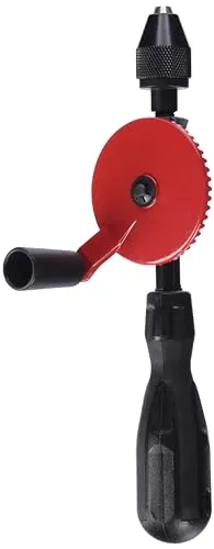 PEBARO 22 Handbohrmaschine "Standard" mit Dreibacken-Bohrfutter - Spielware - Präzise Handbohrmaschine mit 6 mm Dreibacken-Bohrfutter, ideal für kreative Bastelprojekte und sicheres Arbeiten.