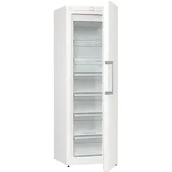 Gorenje FN 619 EEW5 Gefrierschrank 185 cm hoch - Tiefkühler mit NoFrost-Technologie, die Eisbildung verhindert und optimal für Großeinkäufe ist. Der energiesparende Inverter-Kompressor sorgt für leise und stabile Kühlung.