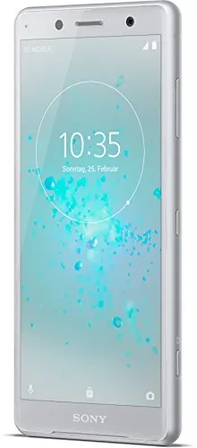 Sony Xperia XZ2 Compact Smartphone (12,7 cm (5,0 Zoll) IPS Full HD+ Display, 64 GB interner Speicher und 4 GB RAM, Dual-SIM, IP68, Android 8.0) white silver - Deutsche Version