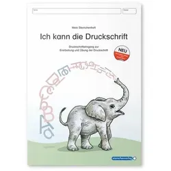 Ich kann die Druckschrift - Neue Ausgabe mit vier weiteren Übungsseiten: Mein Sternchenheft: Druckschriftlehrgang zur selbstständigen Erarbeitung und ... mit herausnehmbarer Anlauttabelle