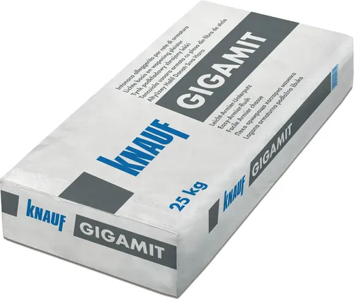Knauf Gigamit 25 kg Leichtunterputz - Mörtel, Putz, Zement & Gips – leichter und armierbarer Unterputz für optimale Haftung und Verarbeitung.
