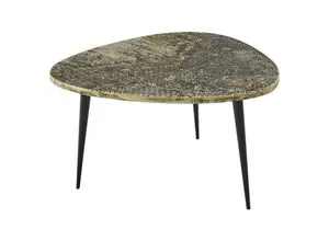 Modante Couchtisch, Schwarz, Freiform, Metalloptik - Eleganter Couchtisch in Schwarz, Freiform-Design aus Metall und Holzwerkstoff, ideal für stilvolle Wohnzimmer und gemütliche Abende.